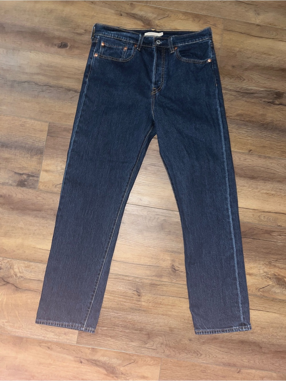 Levi's Women's Dark Blue Straight-Leg Jeans